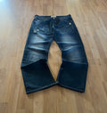 Y2K Grunge Faded ECKO UNLTD Distressed Baggy Denim Jeans (W36)