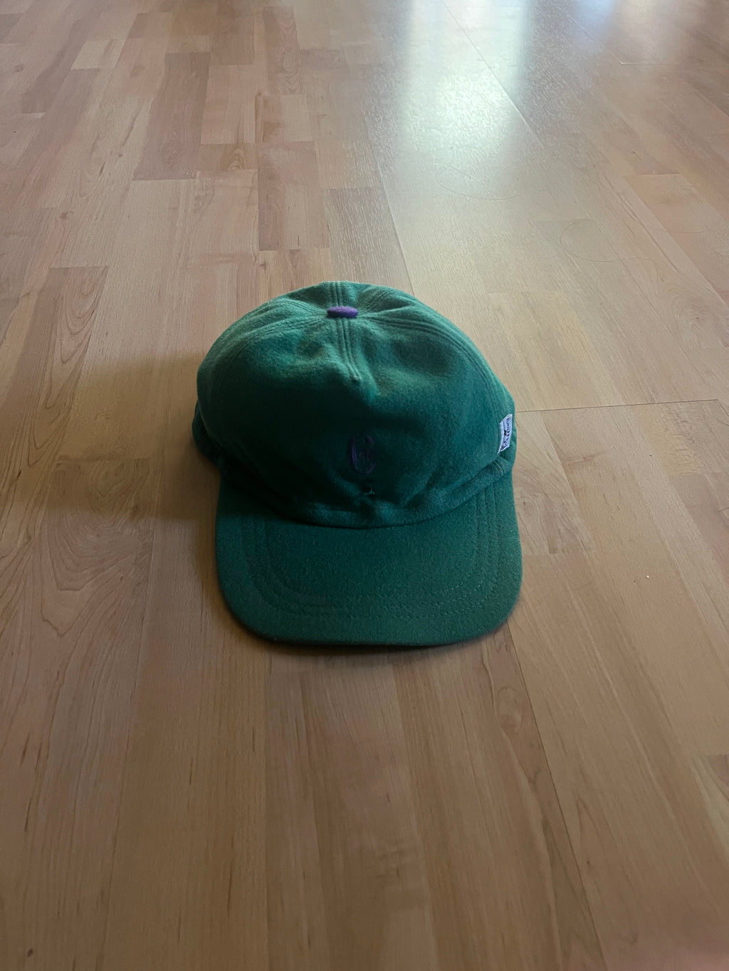 90s Retro Green & Purple Compte de Florence Wool Hat (7 1/2)