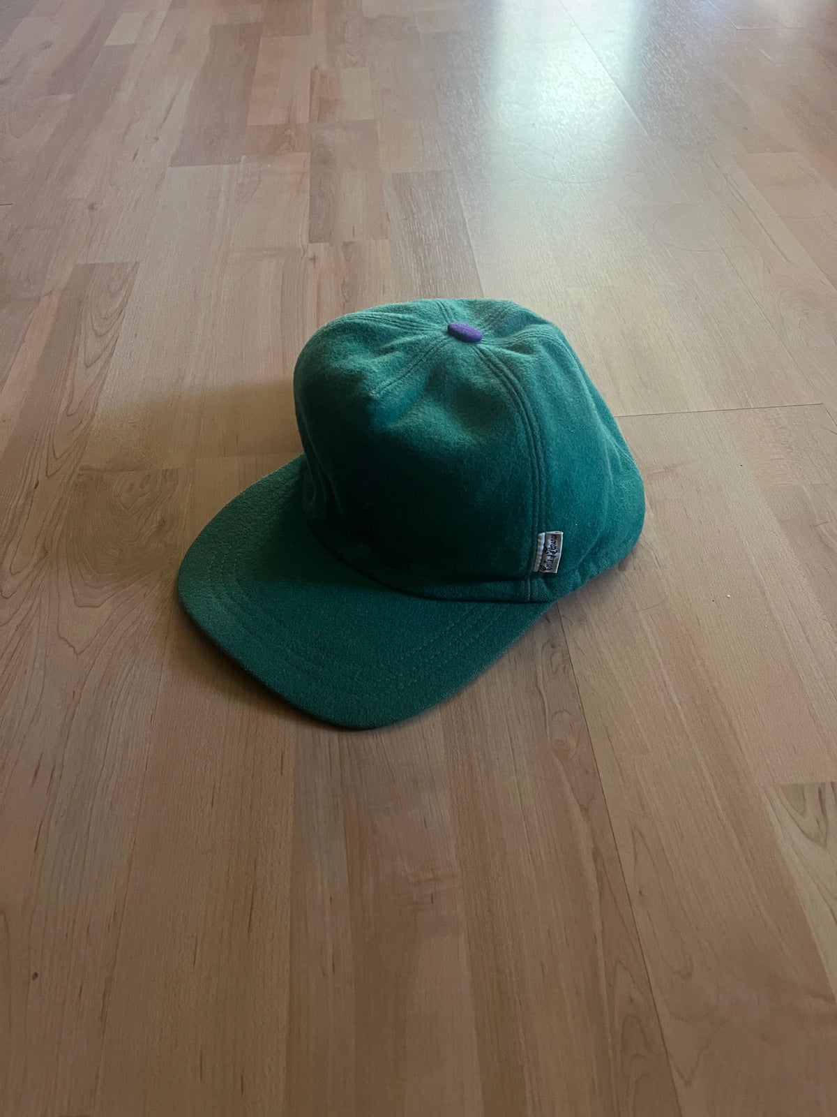 90s Retro Green & Purple Compte de Florence Wool Hat (7 1/2)