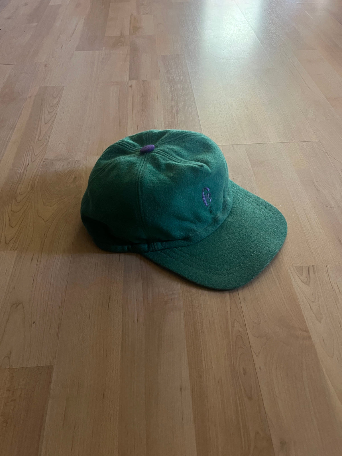 90s Retro Green & Purple Compte de Florence Wool Hat (7 1/2)