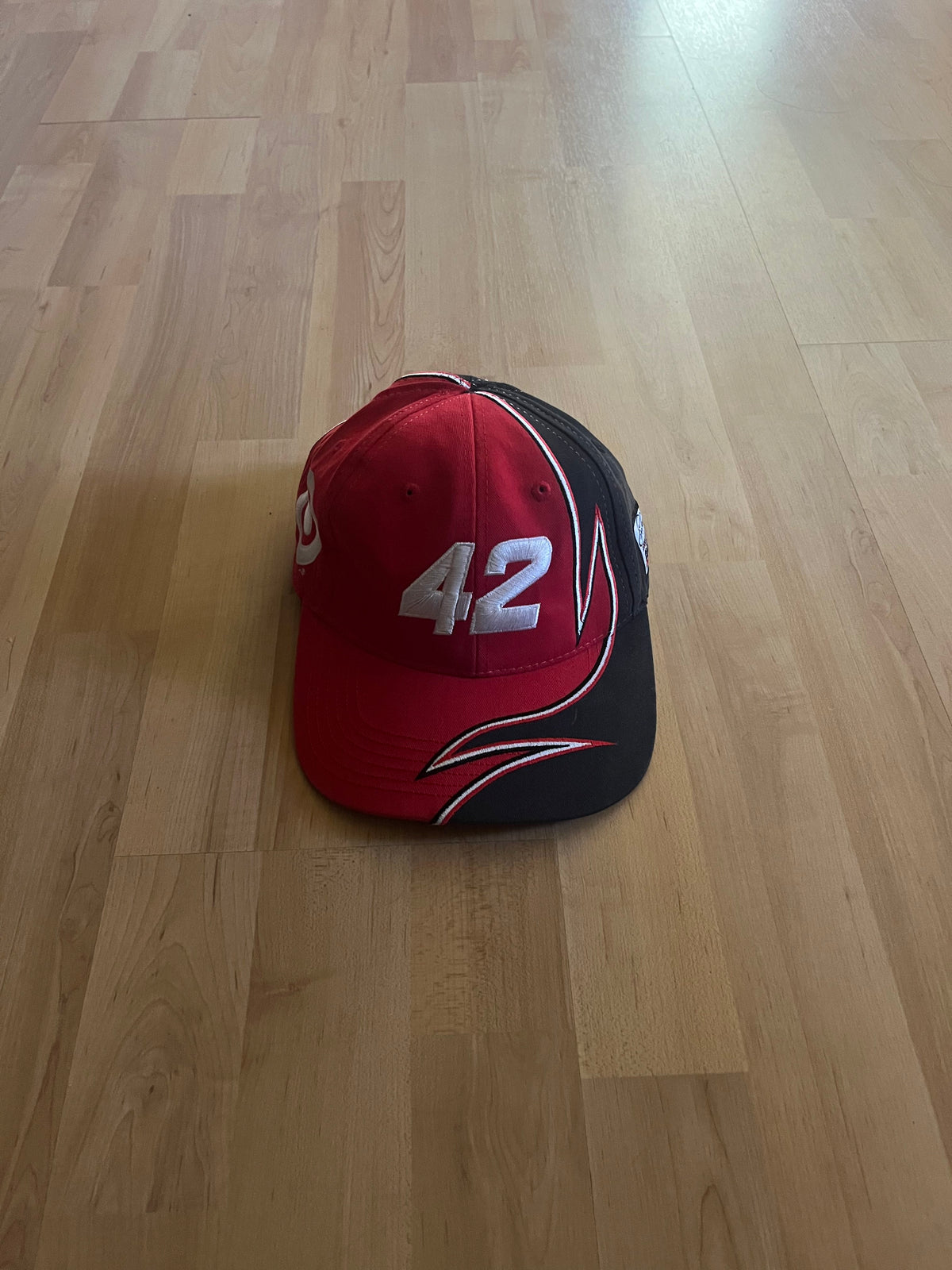 Y2K Target Racing #42 Flame Graphic NASCAR Embroidered Hat (6)