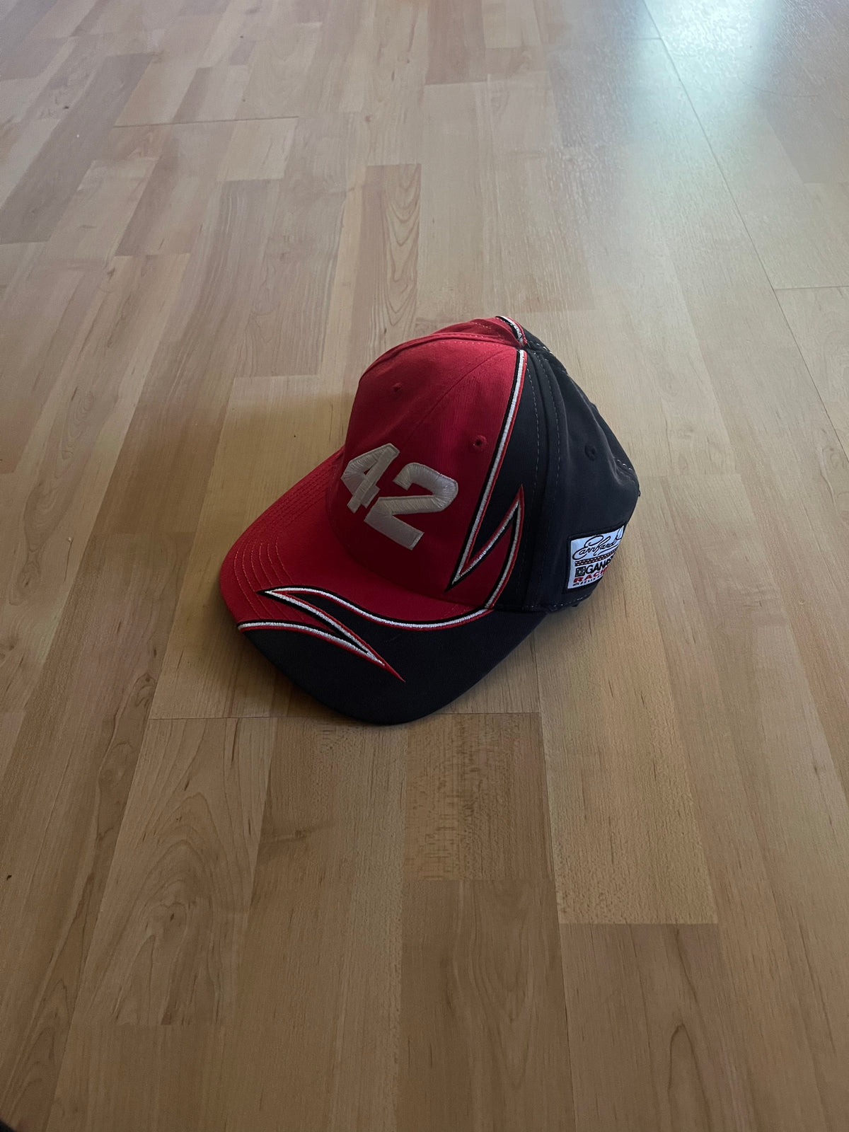 Y2K Target Racing #42 Flame Graphic NASCAR Embroidered Hat (6)