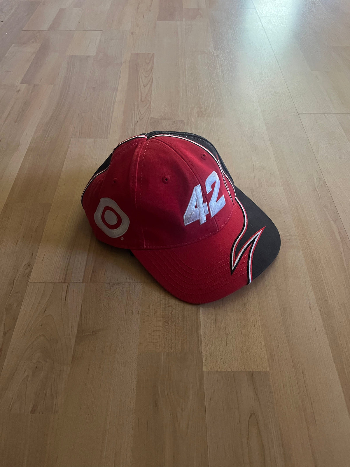 Y2K Target Racing #42 Flame Graphic NASCAR Embroidered Hat (6)
