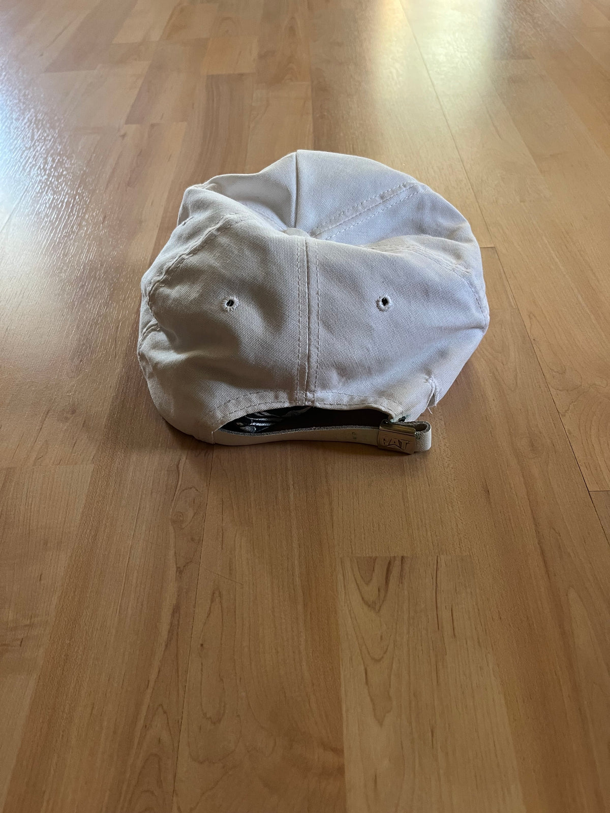 90s White CAT Promo Snapback Rope Hat (OS)