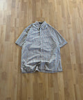 00s Old Money Style Nautica Checkered Button-Up (M)