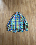 00s Multicolor Neon Polo Ralph Lauren Button-Up (L)