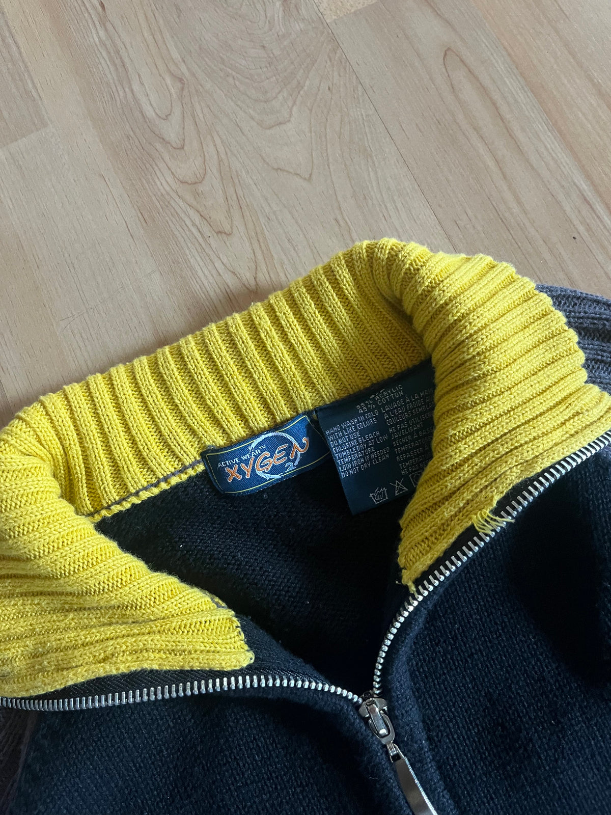 Y2K Oxygen "78" Full Zip Knit Track Jacket (S)