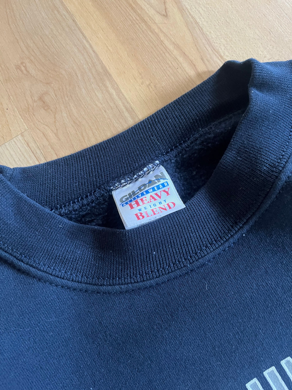 00s Navy Blue Maine Kennebunkport Sailboat Graphic Crewneck (S)