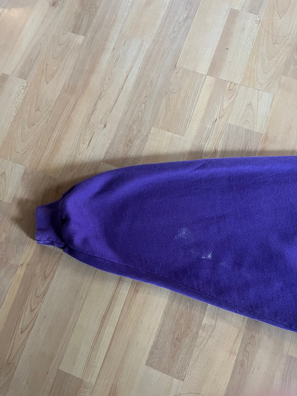 90s Purple Russell Athletic Clarke College Shield Crest Crewneck (XL)
