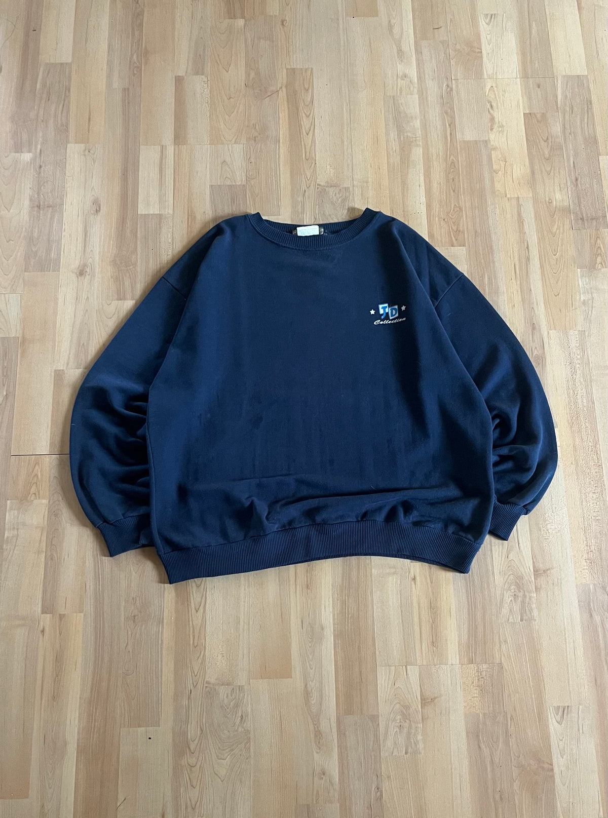90s Navy Minimalist JD Collection Small Crewneck (S)