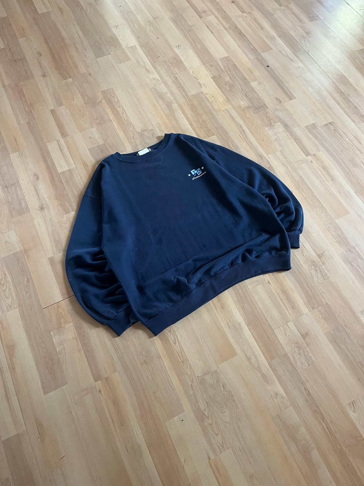 90s Navy Minimalist JD Collection Small Crewneck (S)