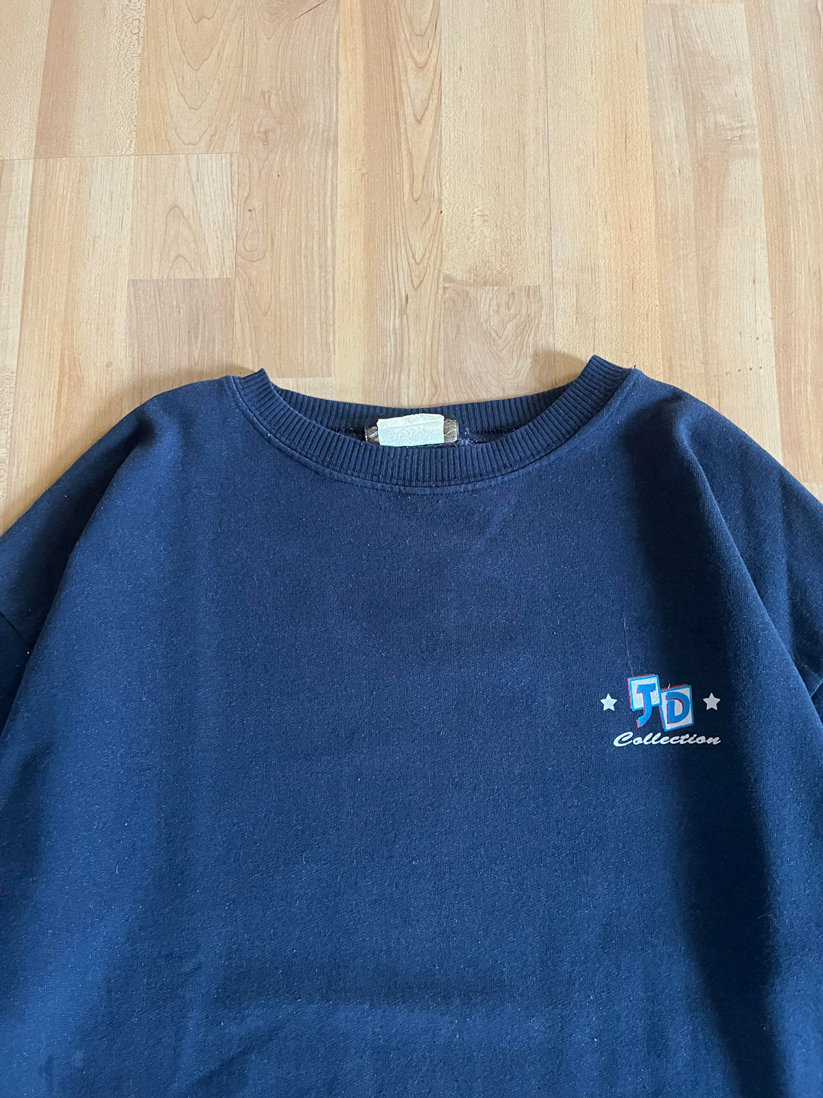 90s Navy Minimalist JD Collection Small Crewneck (S)
