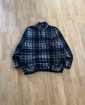 00s Arnold Palmer Plaid Boxy Fleece Pullover Sweater (XL)