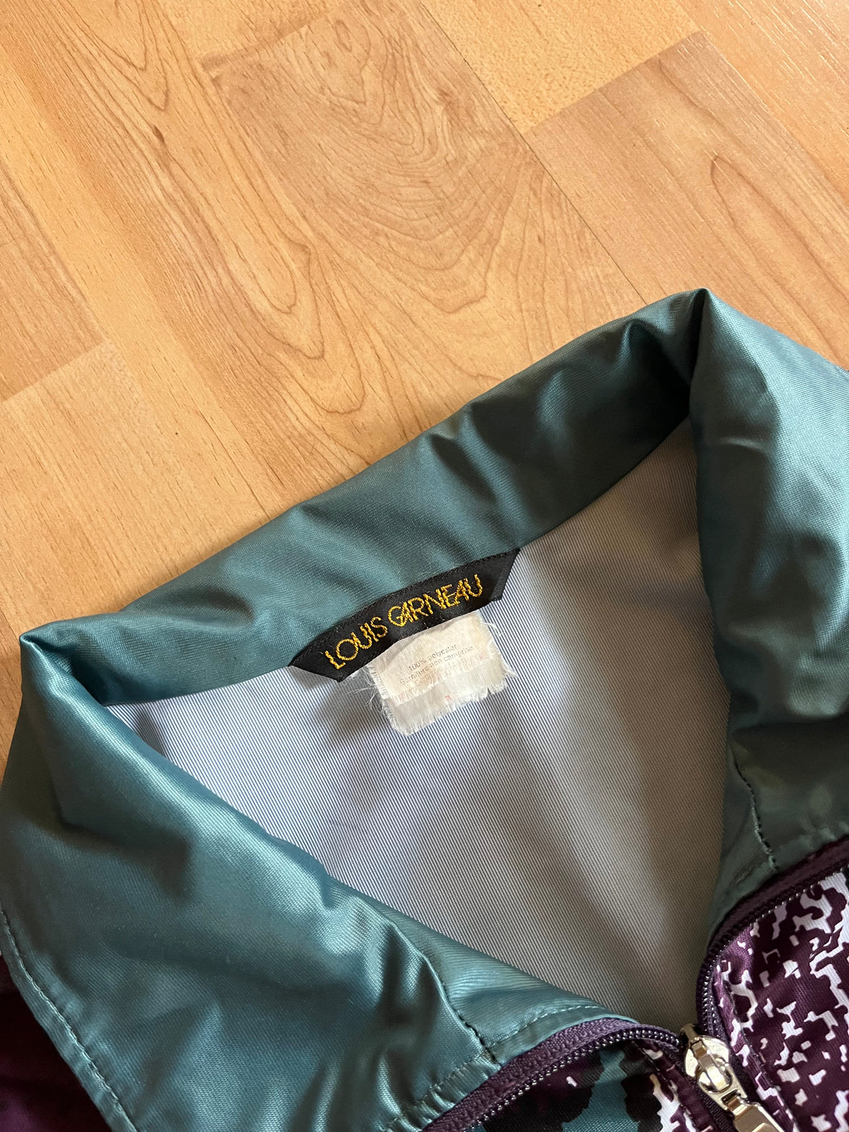 90s Louis Garneau Abstract Full Print Cycling Windbreaker (S)