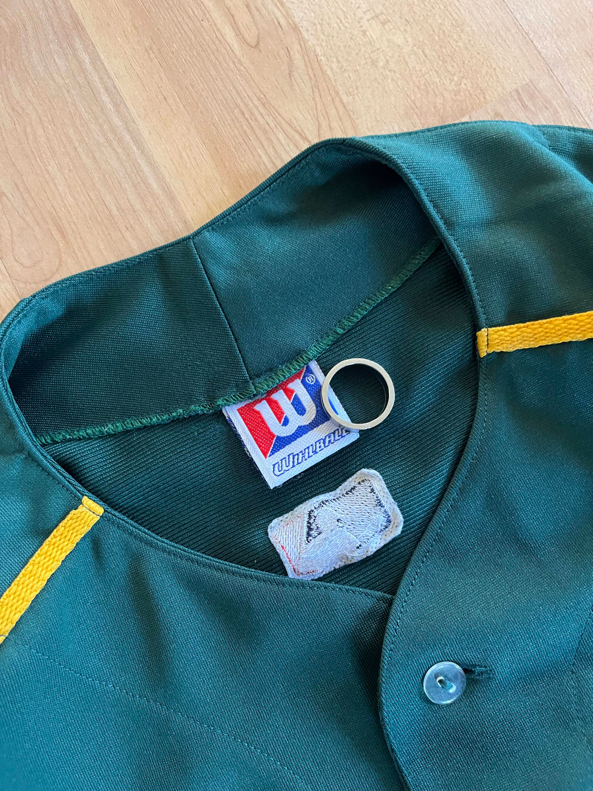 90s Forest Green Cairmanes Embroidered Baseball Jersey (XL)