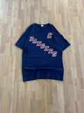00s Navy Retro New York Rangers Mark Messier #11 NHL T-Shirt (L)