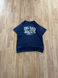 00s Navy Faded Big Bad John's Hillbilly Tavern Graphic Graphic T-Shirt (L)