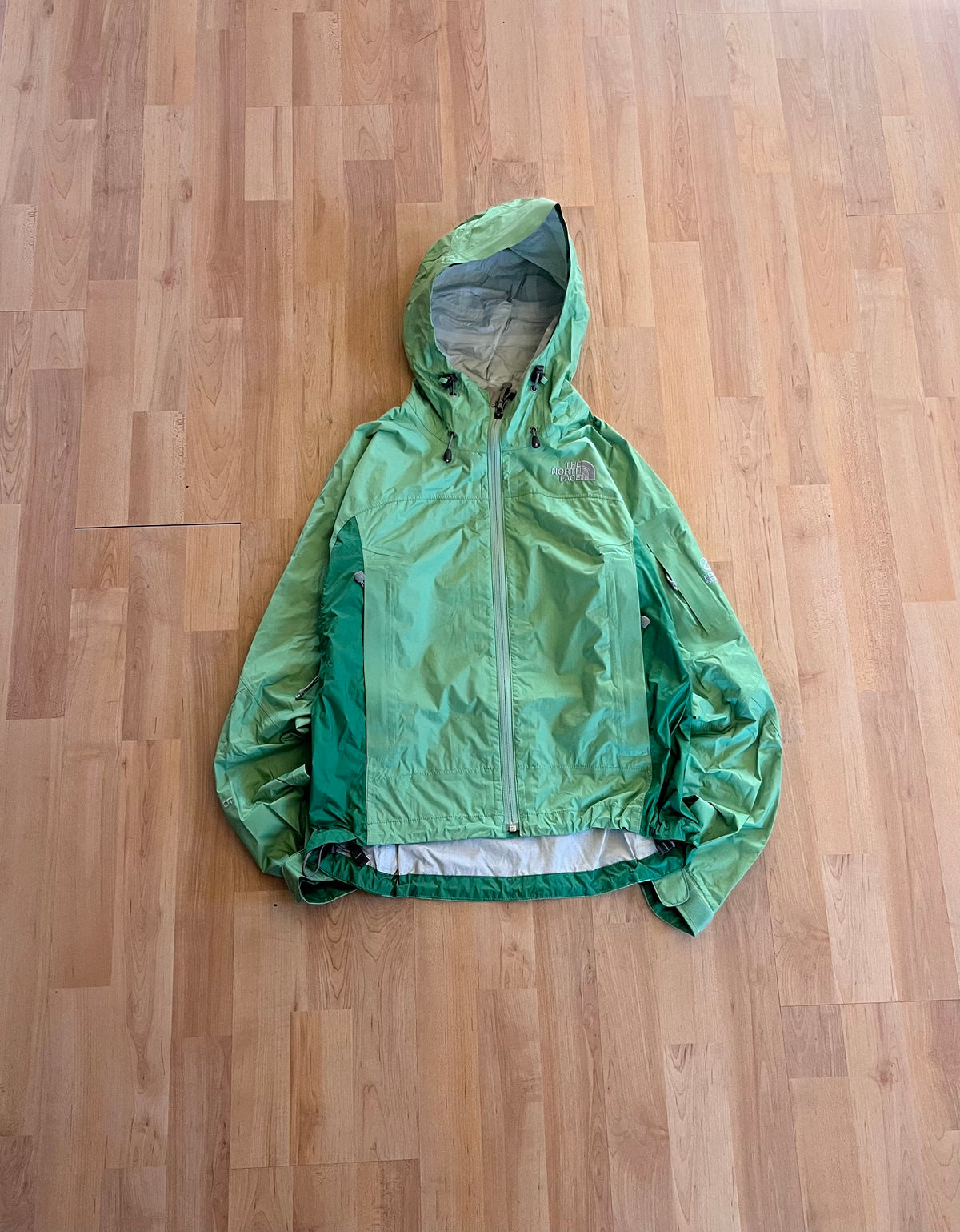 00s Green The North Face Flight Series Hooded Rain Jacket (S)