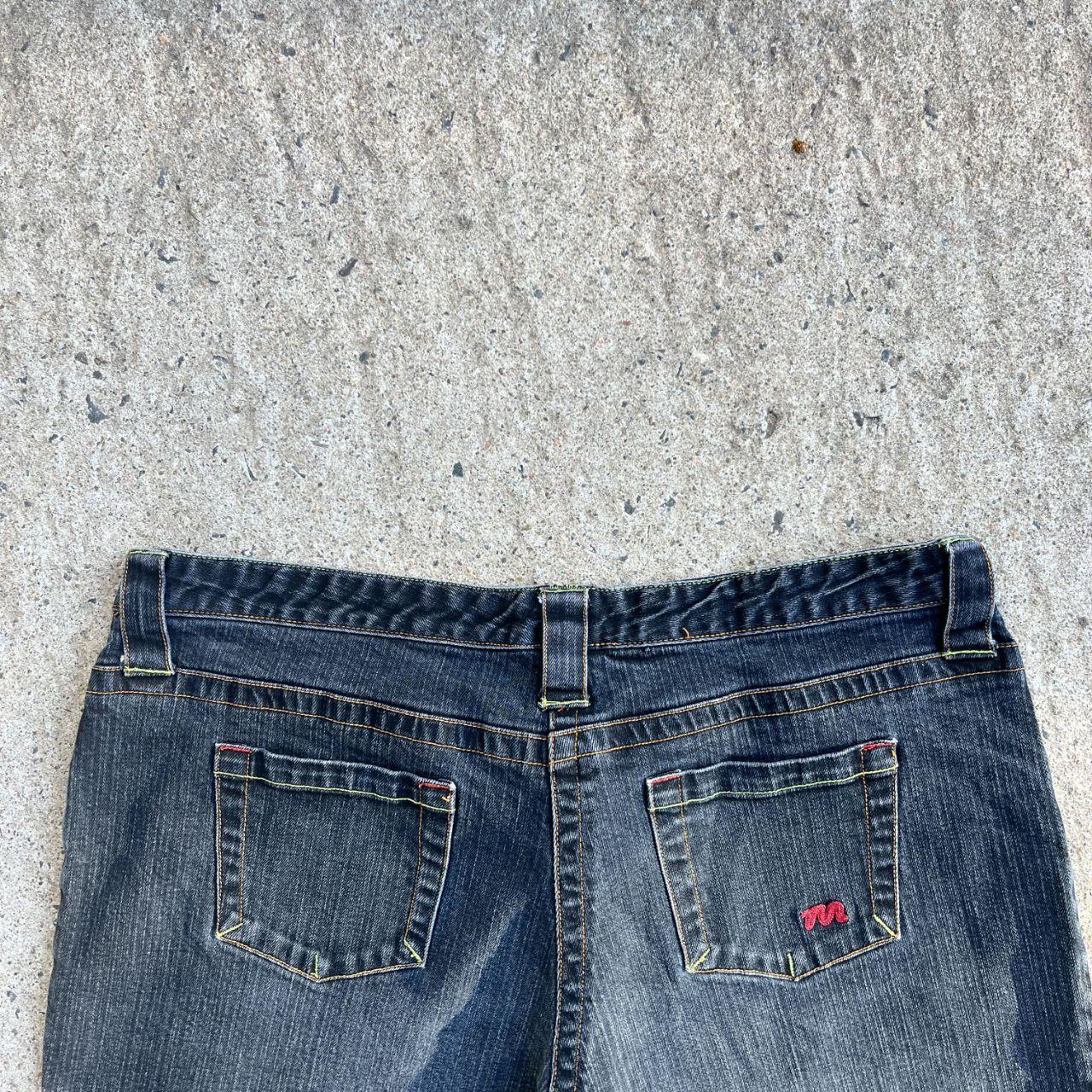 Vintage Y2K Grunge Flared Mecca Womens Baggy Jeans (W38)