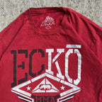 Vintage Y2K Red ECKO UNLTD MMA Tee Shirt (L)