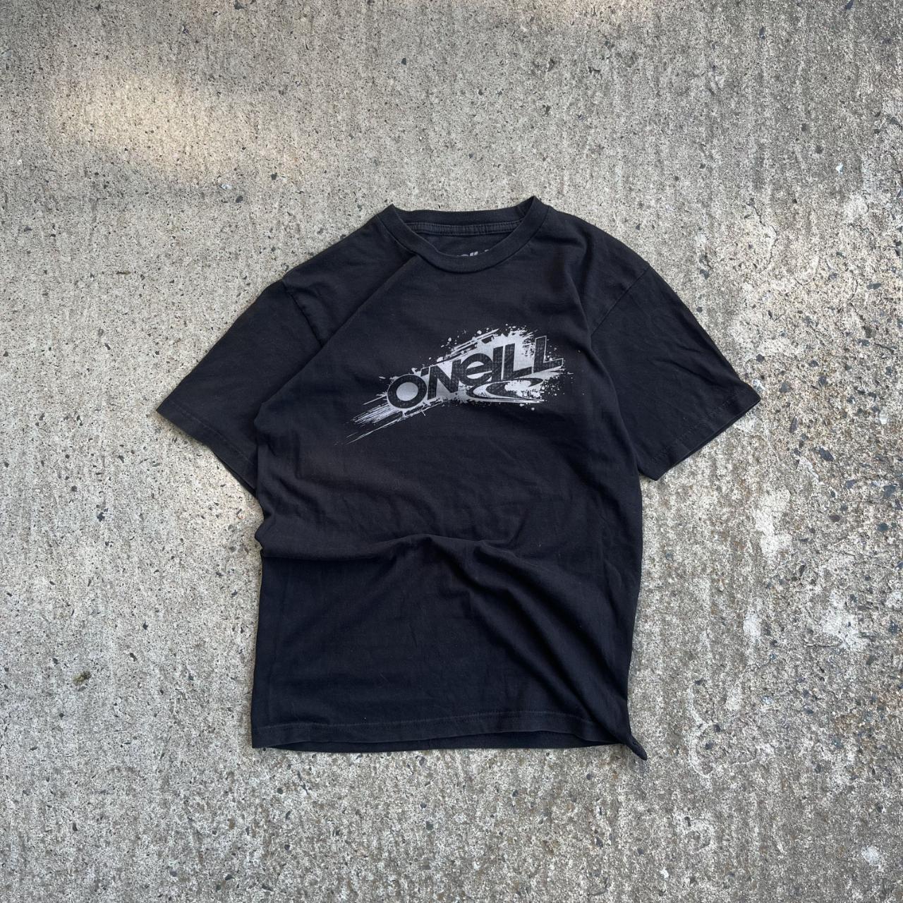 Vintage Y2K Black O'Neill Surfwear T-Shirt (S)