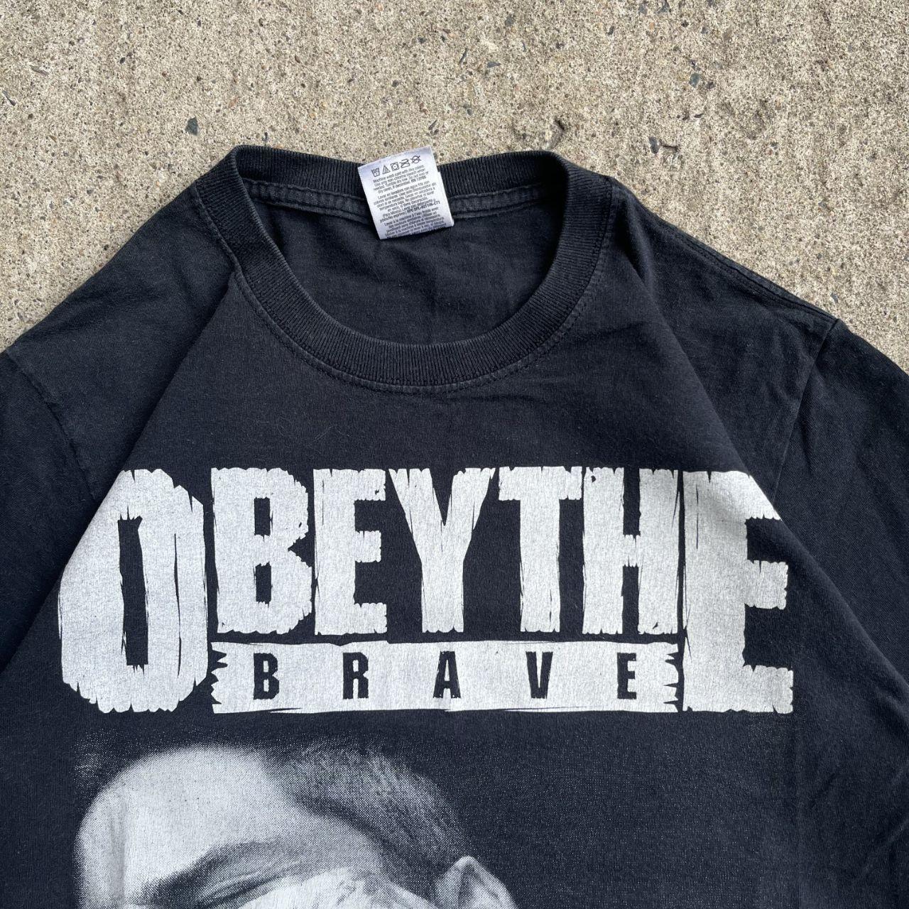 Vintage Y2K Obey The Brave Band T-Shirt (S)