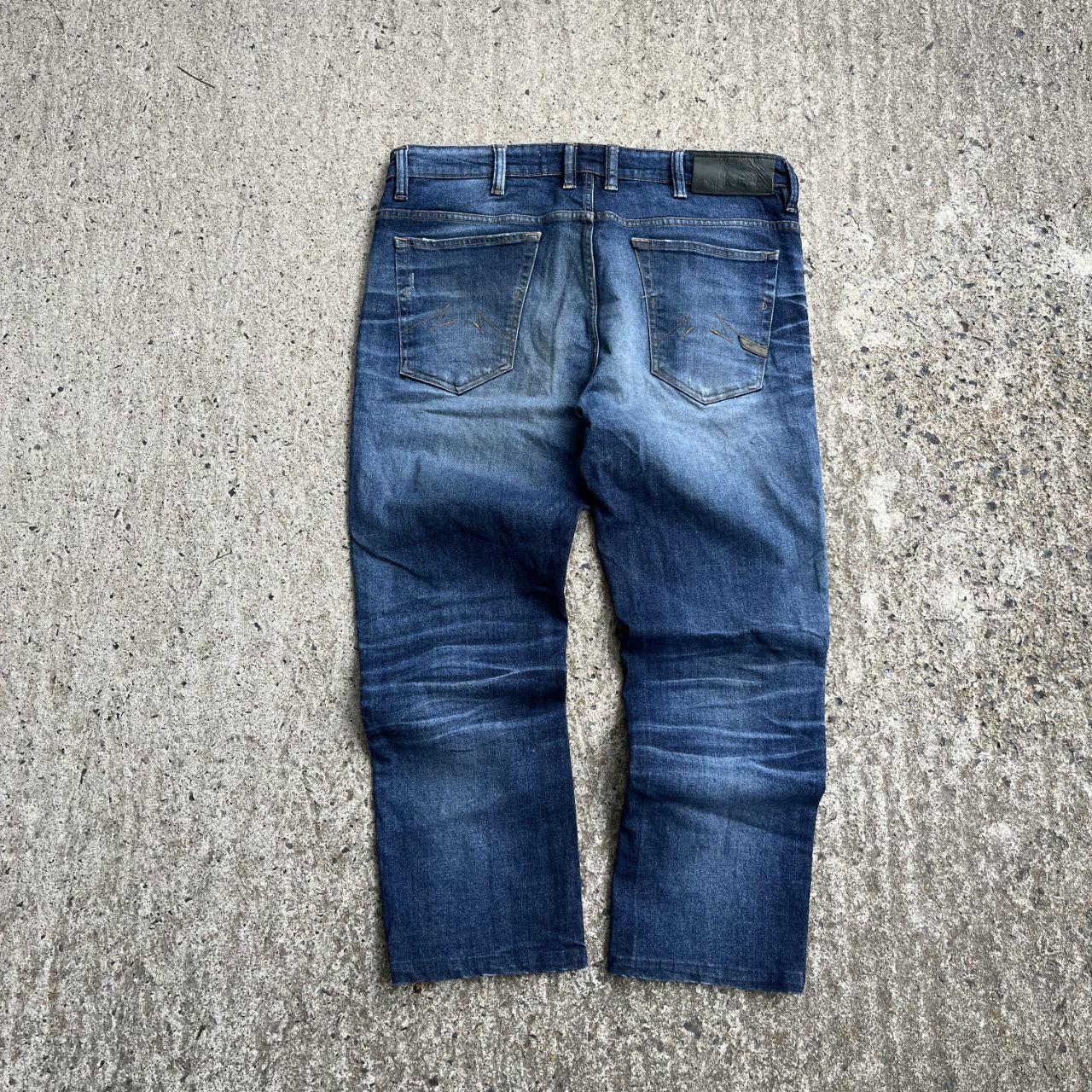 Vintage Y2K Blue Parasuco Grunge Baggy Denim Jeans (W34)
