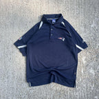 Vintage Y2K Reebok New England Patriots Polo Shirt (L)
