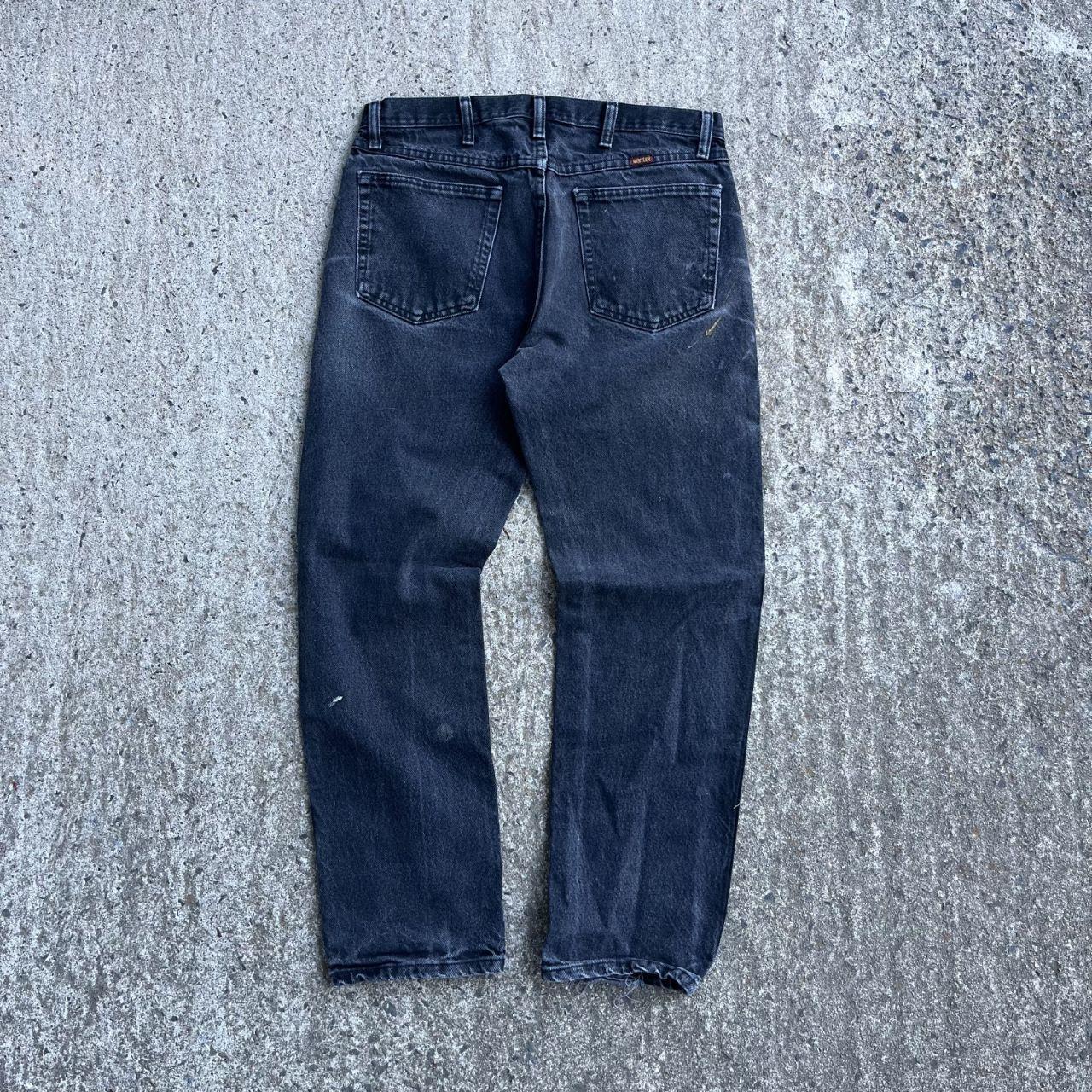 Vintage Y2K Thrashed Baggy Rustler Jeans (W34)