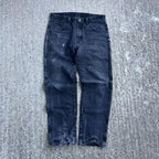 Vintage Y2K Thrashed Baggy Rustler Jeans (W34)