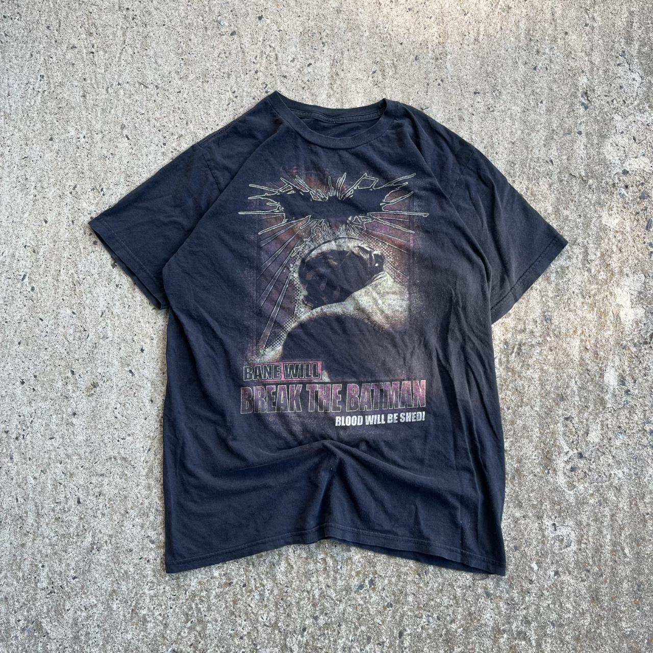 Vintage Y2K Black Bane ''The Dark Knight'' T-Shirt (M)