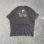 Vintage Y2K Grey Miami University T-Shirt (XL)