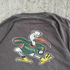 Vintage Y2K Grey Miami University T-Shirt (XL)